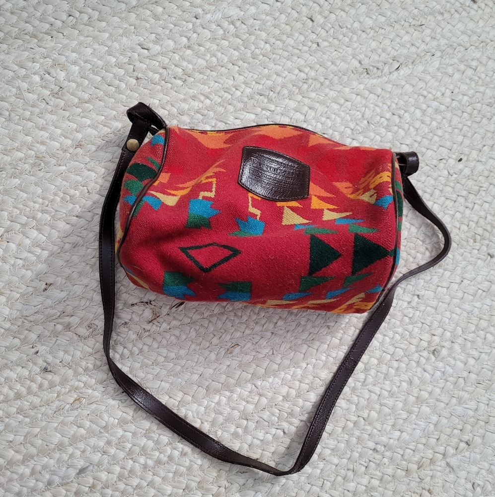 Pendleton Aztec print bag